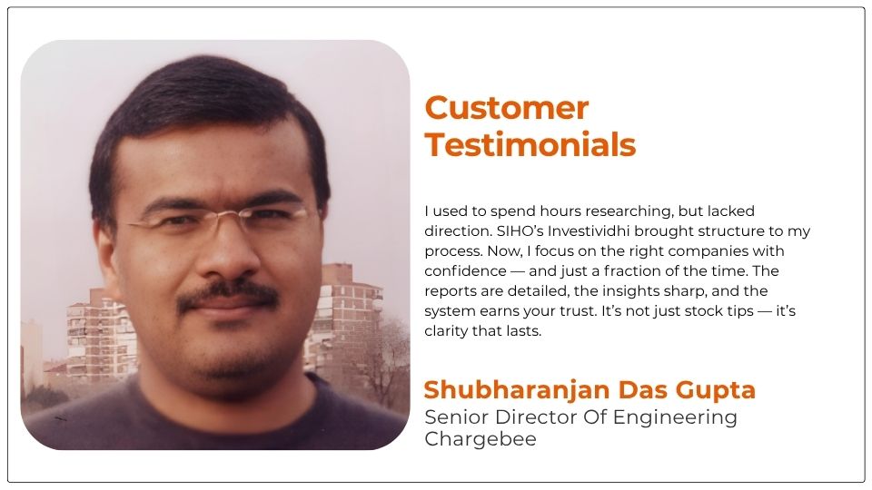 SIHO Research Testimonial